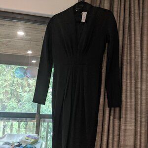 NWT Max Mara black wool dress size IT42 or US6